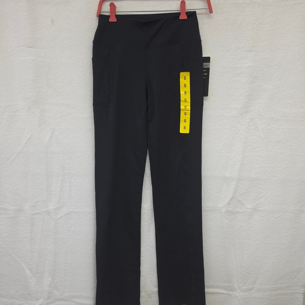 *NWT* Skechers GoWalk Pant Womens Small Black High Waisted 4 Pockets